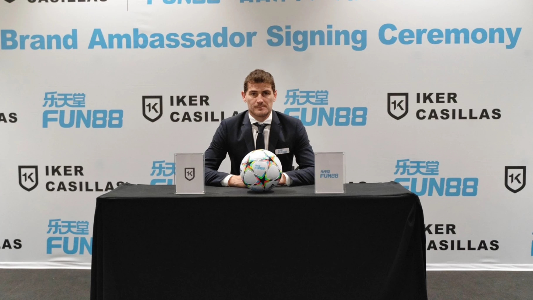 เคาะแล้ว! FUN88 เลือก Iker Casillas เป็นแบรนด์แอมบาสเดอร์ฟุตบอล เวิลด์คัพ นักฟุตบอลตำนานทีมชาติสเปน กับหน้าที่พรีเซนเตอร์ผู้โดดเด่น ของเว็บไซต์สื่อบันเทิงชั้นนำของเอเชีย